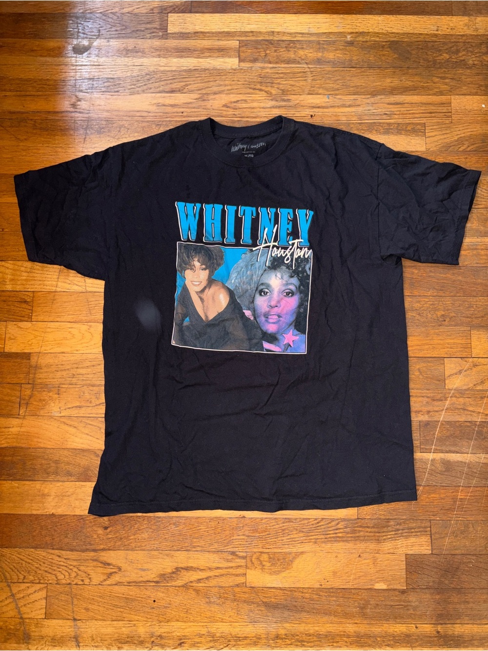 Whitney Houston Graphic Tee - Black